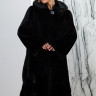 Пальто из меха норки Nafa Furs/капюшон. Арт.ZX-2001 РТ-8860