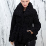 Полушубок из эко меха TIGRADO, ворот/пояс. Арт.3859 РТ-10402