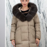 Пуховик с натуральным наполнителем (100% пух) капюшон мех песца. Арт.8680 РТ-10597