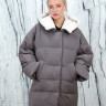 Пуховик утепленный(пух/перо) на замке/капюшон. Арт.D235 РТ-10319
