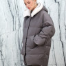 Пуховик утепленный(пух/перо) на замке/капюшон. Арт.D235 РТ-10319