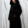 Шуба из меха аукционной премиальной норки Nafa, капюшон. Арт.164 РТ-4286