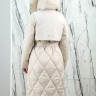 Пальто утепленное-биопух, капюшон отделка мех енота. Артикул Y-024-007 PT-8638