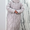 Пальто утепленное на замке/клапан/капюшон. Арт.22-795 РТ-9589