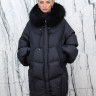 Пуховик утепленный(пух/перо) на замке/капюшон мех енота. Арт.Y026-075 РТ-10320
