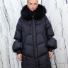 Пуховик утепленный(пух/перо) на замке/капюшон мех енота. Арт.Y026-075 РТ-10320
