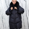 Пуховик утепленный(пух/перо) на замке/капюшон мех енота. Арт.Y026-075 РТ-10320