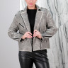 Куртка из натуральной кожи, на замке. Арт. 9851 РТ-10103