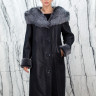 Дубленка из натурального меха овчины, капюшон мех тоскана. Арт.Z-3034Z РТ-5632