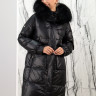 Пуховик утепленный-биопух,капюшон отделка мех енота. Артикул Y-024-345 PT-8641
