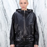 Куртка из натуральной кожи, на замке/капюшон. Арт.YM-850 РТ-10825