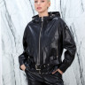 Куртка из натуральной кожи, на замке/капюшон. Арт.YM-850 РТ-10825