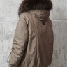 Пуховик утепленный (пух/перо), на замке/капюшон отделка мех енота. Арт. Y-027-036 РТ-10958