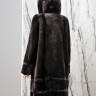 Шуба из меха овчины, капюшон. Арт. К-8, РТ-6993