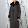 Пальто утепленное из кашемира, ворот отделка мех песца. Арт.6045-1 РТ-10529