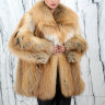 Шуба из меха лисицы огнёвки, английский ворот. Арт.099-1 РТ-10719