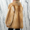 Шуба из меха лисицы огнёвки, английский ворот. Арт.099-1 РТ-10719