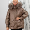 Куртка утепленная-биопух,капюшон отделка мех енота. Артикул Y-024-285 PT-8643