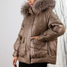 Куртка утепленная-биопух,капюшон отделка мех енота. Артикул Y-024-285 PT-8643