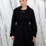 Пальто демисезонное,шерсть 70% полиэстр 30%, ворот/пояс. Арт.7525 РТ-10723