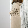 Пальто утепленное-биопух,капюшон отделка мех енота. Артикул Y-024-578 PT-8612