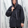 Полупальто демисезонное, шерсть 70% полиэстр 30%, капюшон. Арт.С86116 РТ-10734