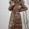 Пуховик утепленный-биопух,капюшон отделка мех енота.  Арт.811, РТ-8650