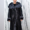 Дубленка из натурального меха овчины, капюшон мех тоскана. Арт.Z-6567 РТ-6036
