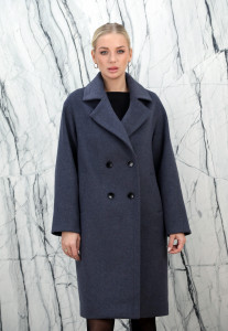 Пальто демисезонное, на пуговицах/английский ворот. Арт.6038-1 РТ-10732