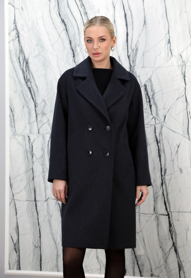 Пальто демисезонное, шерсть 70% полиэстер 30%,английский ворот. Арт.6038-1 РТ-10730