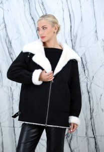 Дубленка из искусственного меха,ворот. Арт.S36275-1 РТ-10338