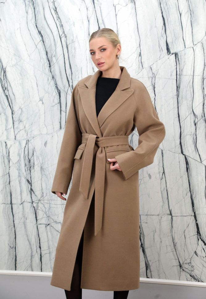Пальто демисезонное, английский ворот. Арт.7530 РТ-10759