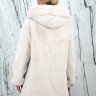 Полушубок из искусственного меха(норка),прямой крой/капюшон. Арт.Э-224 РТ-8449