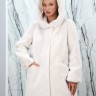 Полушубок из искусственного меха(норка),прямой крой/капюшон. Арт.Э-224 РТ-8449
